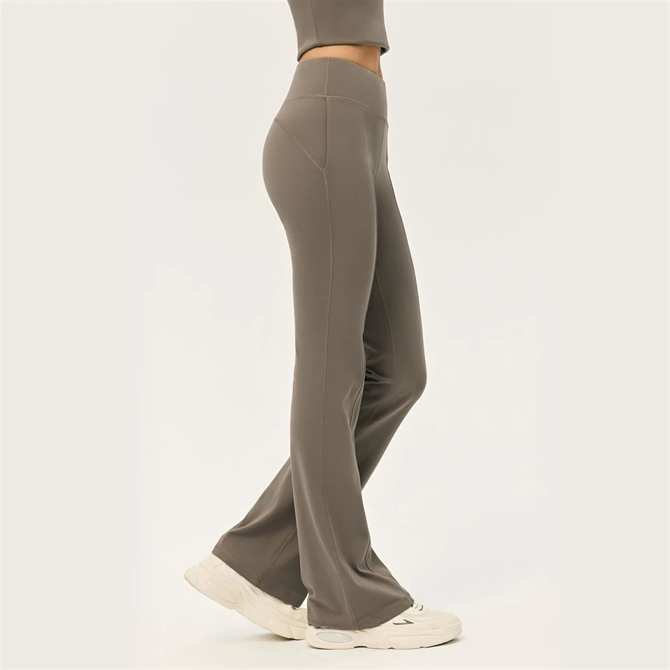 High-Stretch Double 6 Lycra Slight-Flare Pants factory